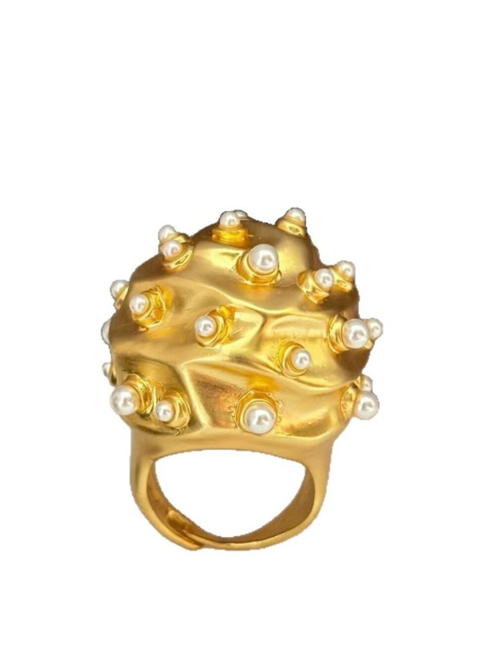 Schiaparelli Pearl Open Ring